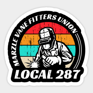 Funny Meme "Marzle Vane Fitters Union" Turbo Encabulator Sticker